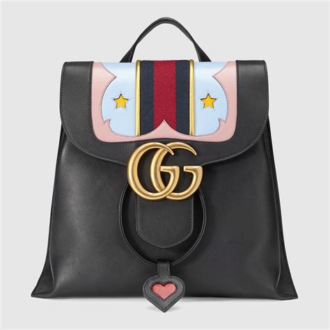 marmont 105 gucci|gg marmont leather backpack.